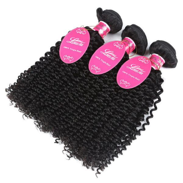 10A Deep Curly Brazilian Human Hair Bundles Weave - Image 6