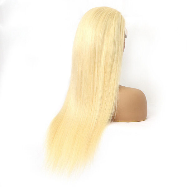 Reality golden long straight lace headgear - Image 2