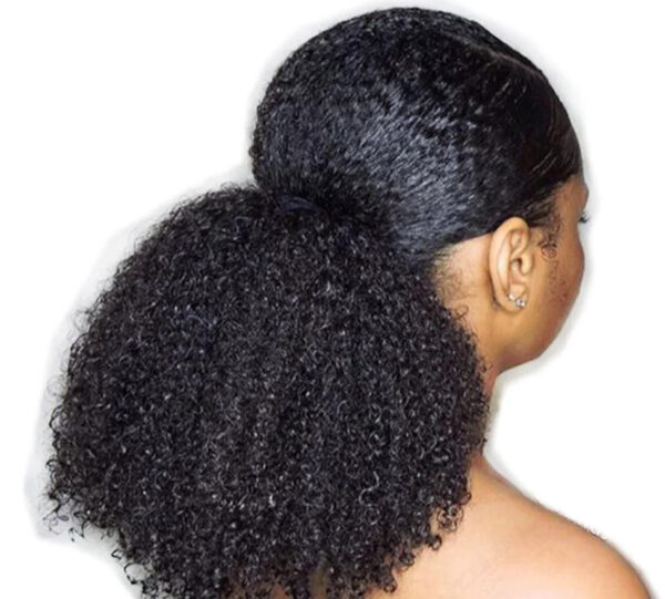 Wig Curly Fringe Head Curly Drawstring Ponytail - Image 2