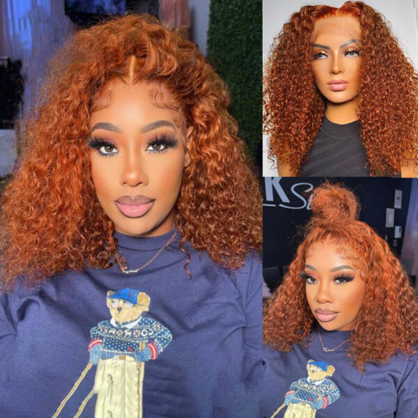 Human Hair Wigs Bob Water Wave - Image 2