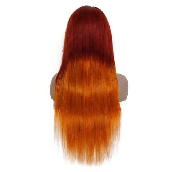 13X4 Front Lace Head Cover Real Hair Wig Transparent Lace - Image 5
