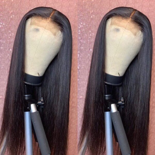 Brazilian Straight Front Lace Wig Human Hair - Image 5
