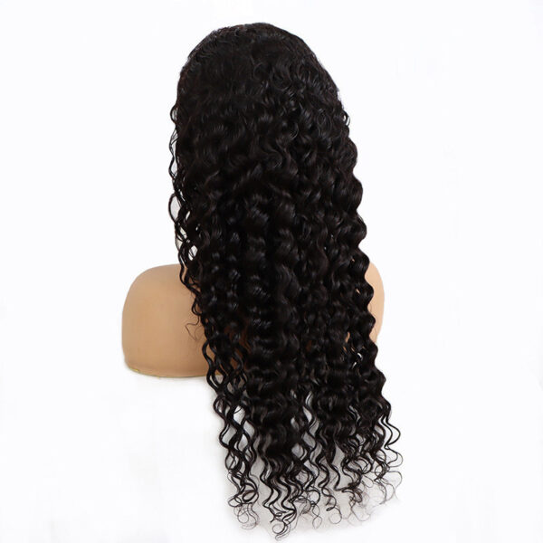 Real Person Wig 13 4 Lace Deep Rolled Wavy Human Hair Wig Natural Hair - Image 3