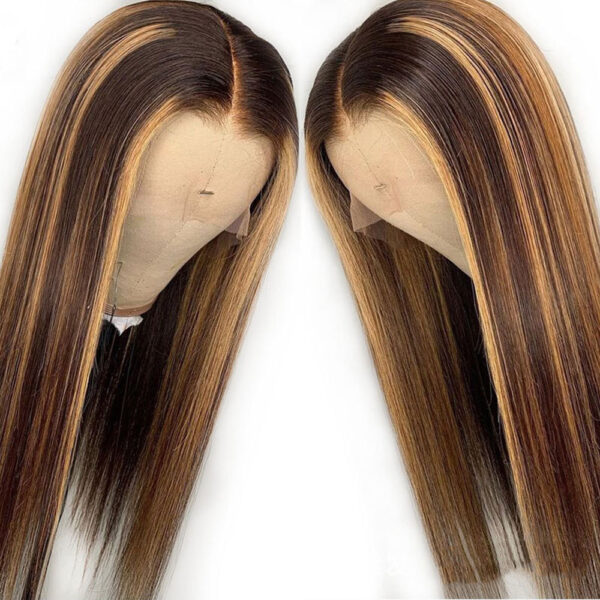 Piano Color Real Hair T-shaped Headgear - Image 5